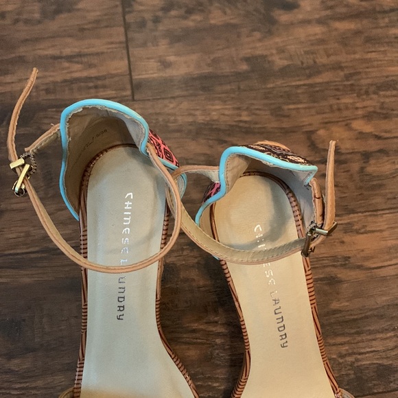Cute Chinese laundry multicolored heels - Picture 6 of 6